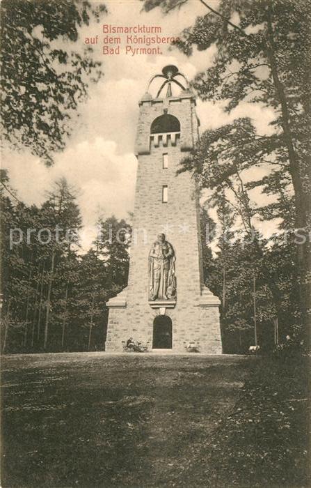 Pyrmont Bad Bismarckturm Koenigsberge