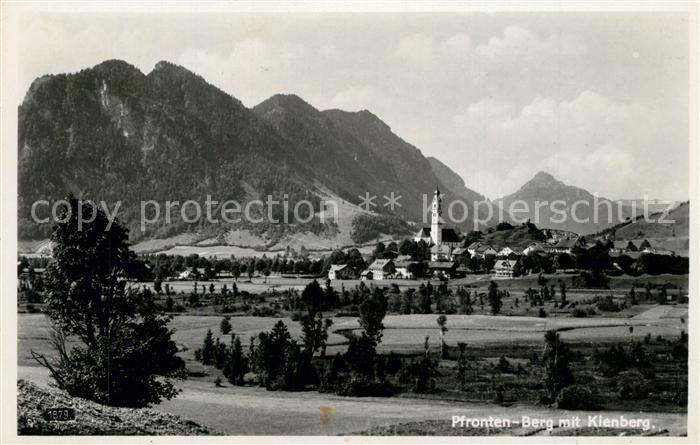 Pfronten Ostallgaeu Bayern Panorama Kienberg