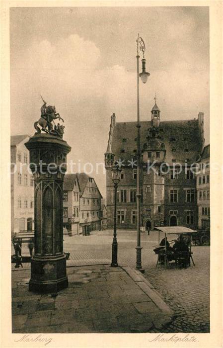 Marburg Lahn Marktplatz Denkmal