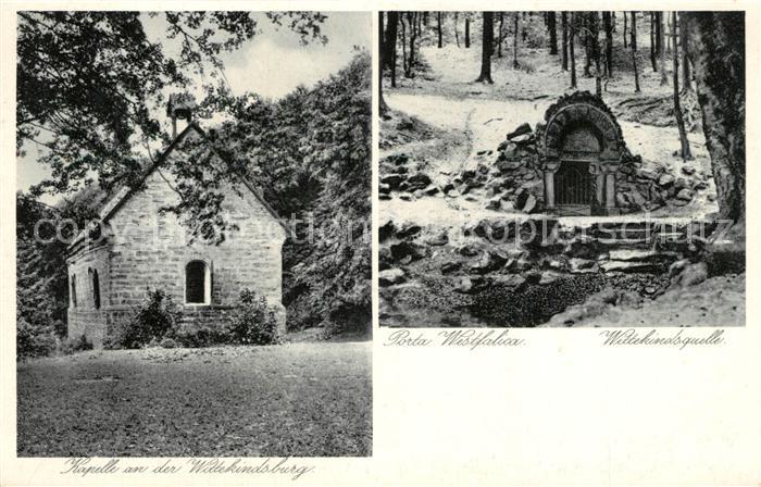 Porta Westfalica Wittekind Quelle Wittekindsburg