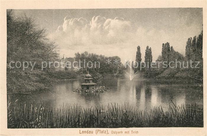 Landau Pfalz Ostpark Teich