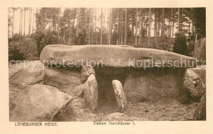 Lueneburger Heide Sieben Steinhaeuser I