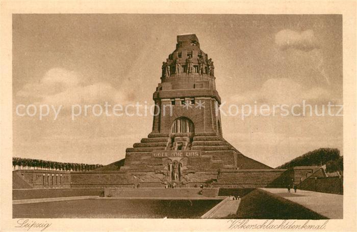 LEIPZIG Sachsen Voelkerschlachtdenkmal