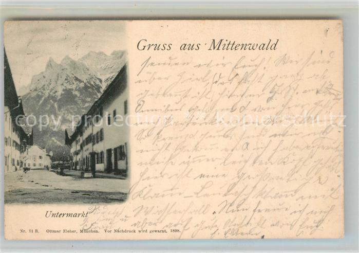 Mittenwald Bayern Untermarkt