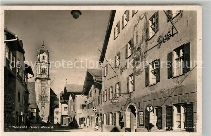 Mittenwald Bayern Obere Marktstrasse