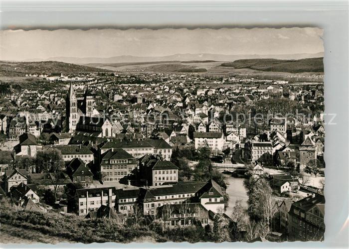 Esslingen Neckar Blick von der Neckarhalde