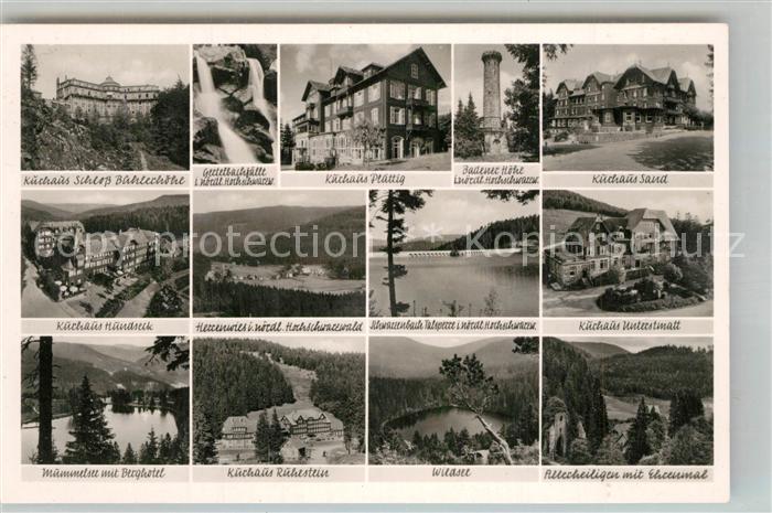 Schwarzwaldhochstrasse Schloss Bühlerhöhe Badener Höhe Kurhäus