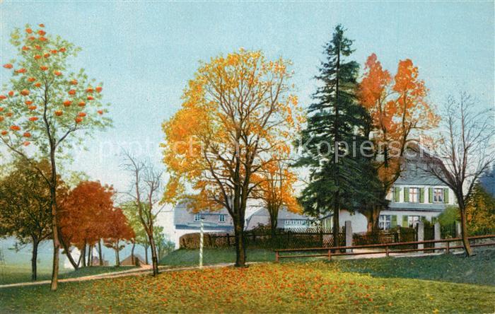Rehefeld-Zaunhaus Heim Jaegerhof Erinnerungskarte Photochromie Serie IV Nr. 131
