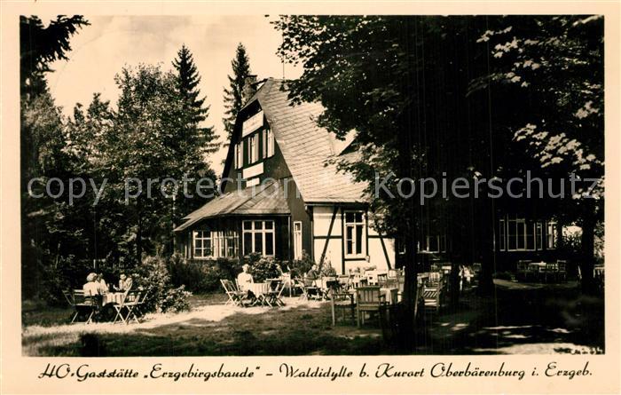 Waldidylle HO Gaststaette Erzgebirgsbaude