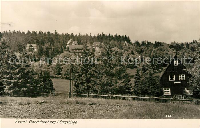 Oberbaerenburg Baerenburg Teilansicht Kurort Haus Foersterwiese