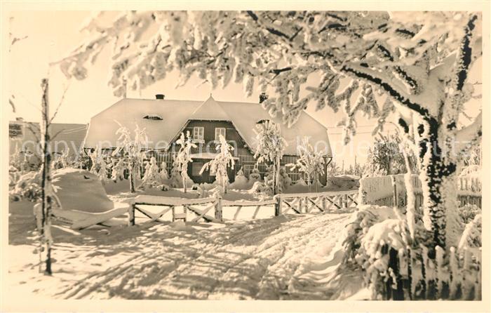 Georgenfeld Cafe Hochmoor Winterlandschaft