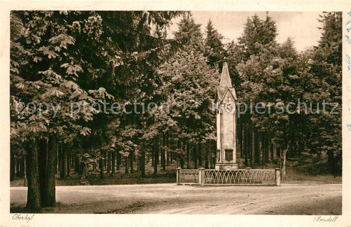 Oberhof Thueringen Partie am Rondell
