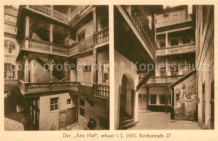 LEIPZIG Sachsen Alte Hof Althistorische Weinstube