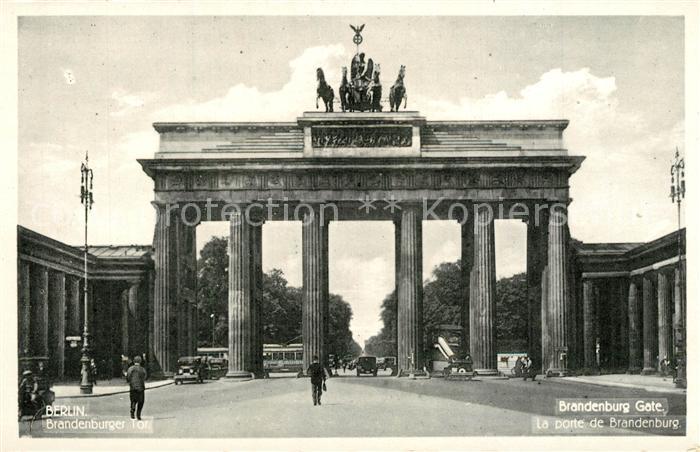 BERLIN CITY Brandenburger Tor Quadriga