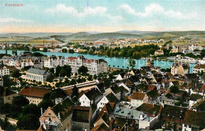 Konstanz Bodensee Stadtpanorama