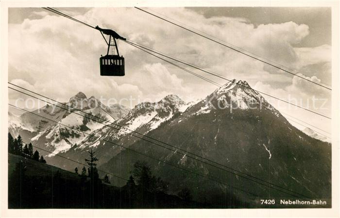 Oberstdorf Nebelhornbahn Bergbahn Allgaeuer Alpen