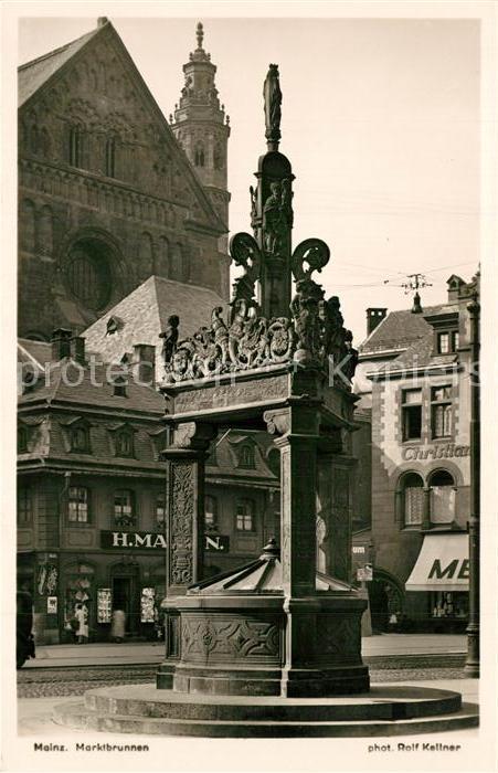 Mainz Rhein Marktbrunnen