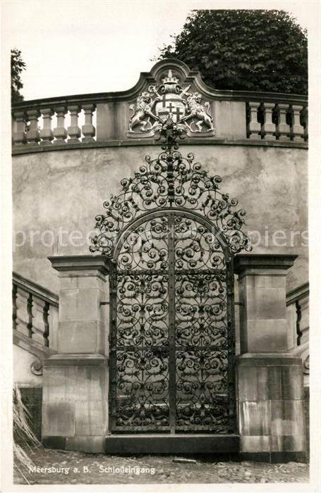 Meersburg Bodensee Schloss Eingang Gusseisernes Tor