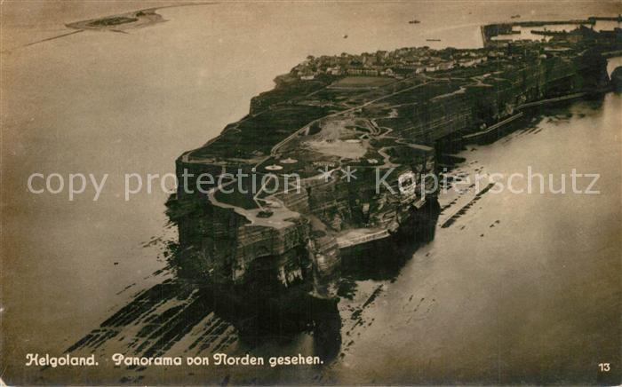 HELGOLAND Insel Schleswig-Holstein Panorama von Norden gesehen Fliegeraufnahme