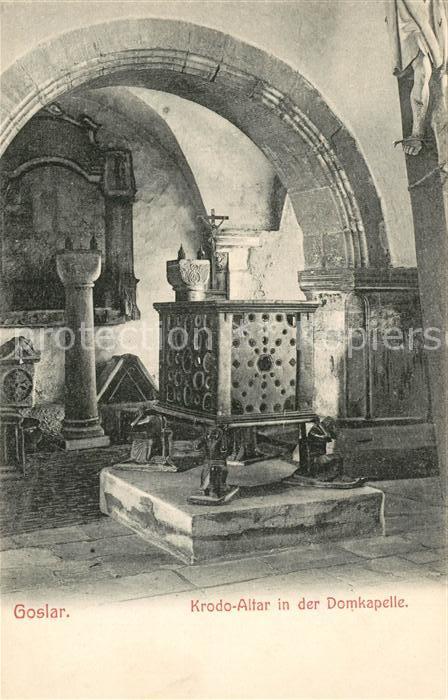 GOSLAR Harz Niedersachsen Krodo Altar in der Domkapelle