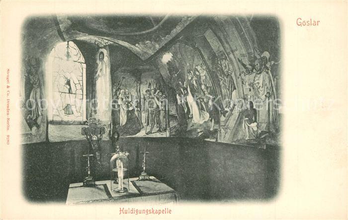 GOSLAR Harz Niedersachsen Huldigungskapelle Innenansicht