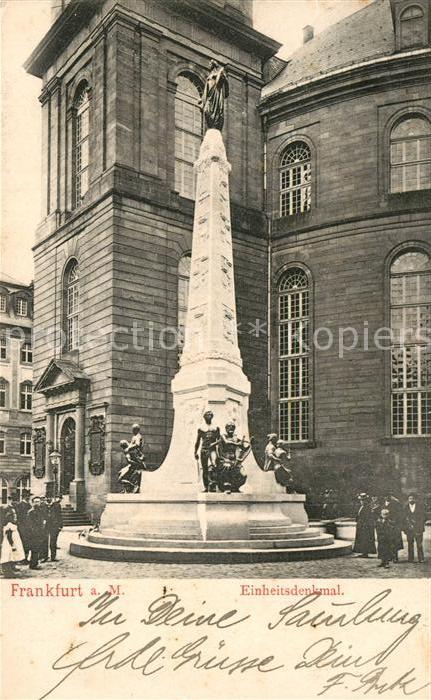 Frankfurt Main Einheitsdenkmal