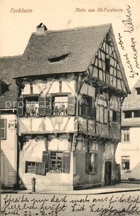 Forchheim Oberfranken Motiv aus Alt Forchheim Altes Fachwerkhaus