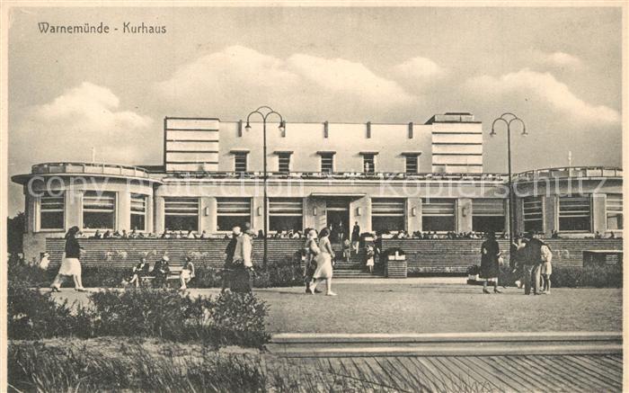 Warnemuende Ostseebad Kurhaus Promenade