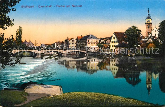 Bad Cannstatt Partie am Neckar