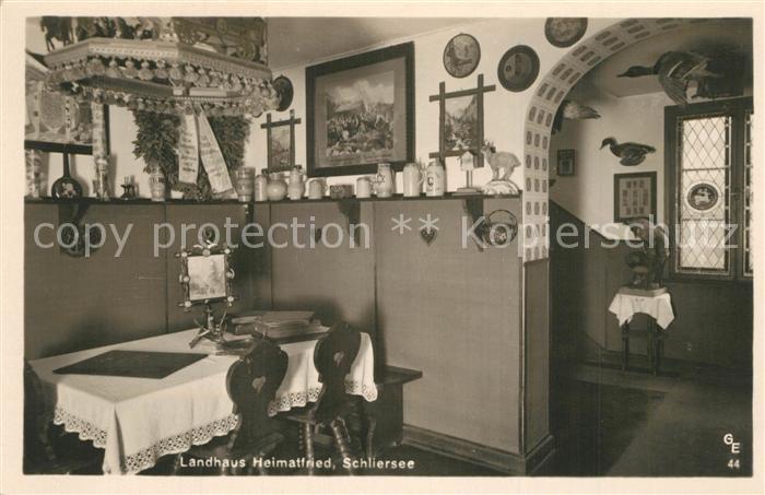 Schliersee Landhaus Heimatfried