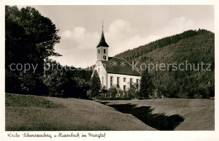 Huzenbach Kirche Schwarzenberg im Murgtal
