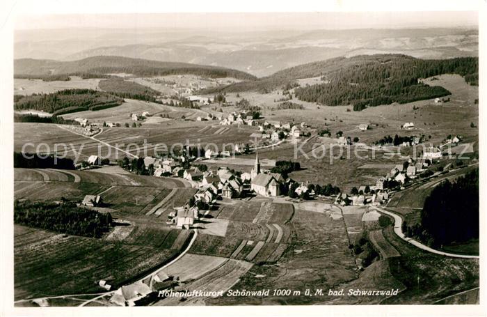 Schoenwald Schwarzwald Fliegeraufnahme