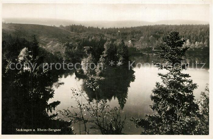 Bad Saeckingen Landschaftspanorama Bergsee Restaurant Waldcafe
