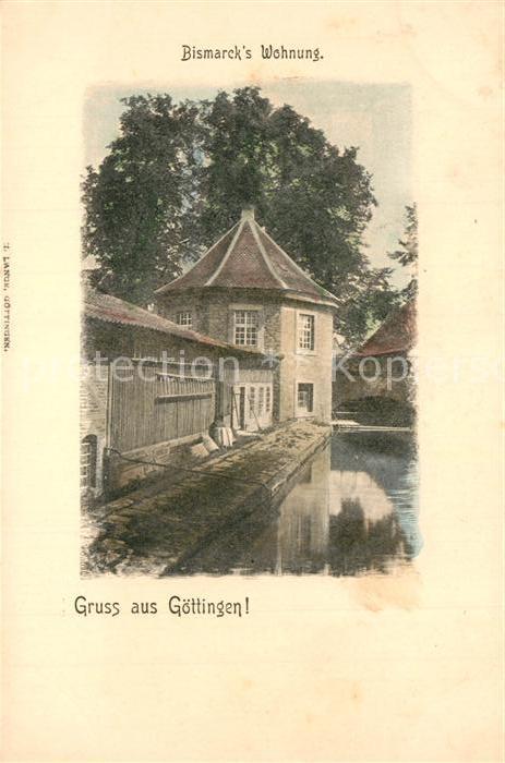 Goettingen Niedersachsen Bismarck's Wohnung Deutsche Reichspost