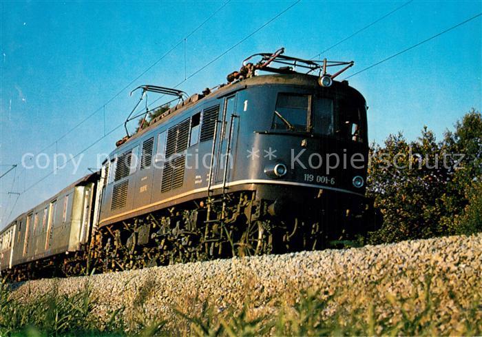 Eisenbahn Elektro Schnellzuglokomotive 119 001-6
