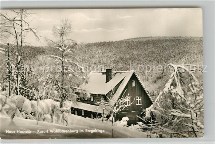 Waldbaerenburg Haus Hocheck Winterlandschaft