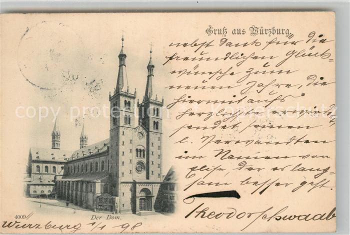 WueRZBURG Bayern Dom Koenigreich Bayern