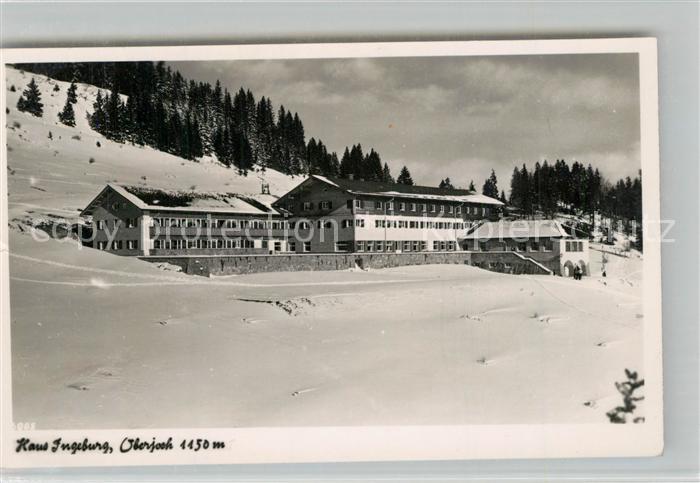 Oberjoch Haus Ingeburg Wintersportplatz Allgaeuer Alpen