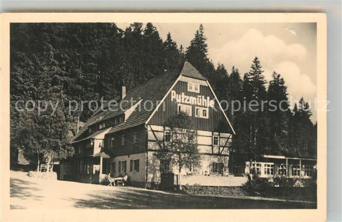 Oberpoebel Gaststaette Fremdenhof Putzmuehle Handabzug