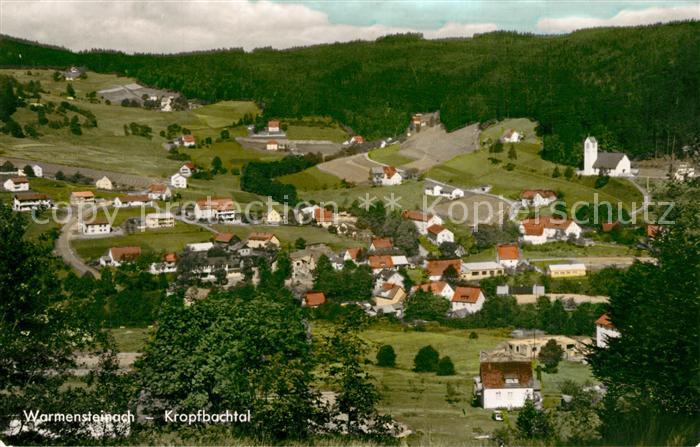 Warmensteinach Kropfbachtal Panorama