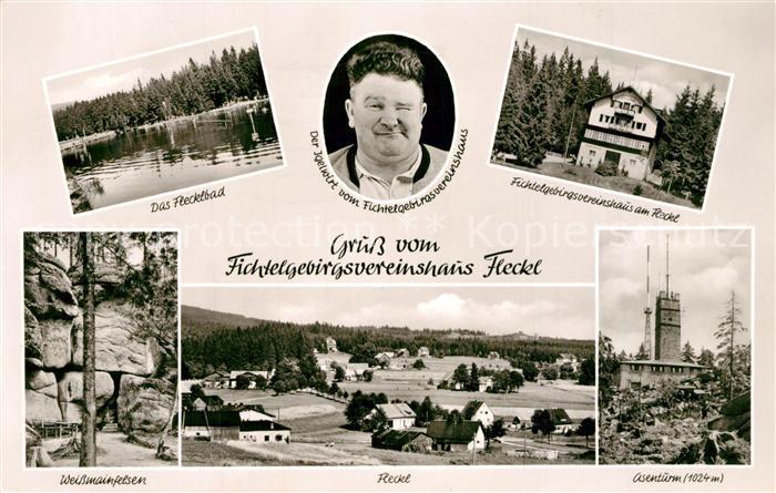 Fleckl Flecklbad Weissmainfelsen Igelwirt Panorama Fichtelgebirgsvereinshaus Ase