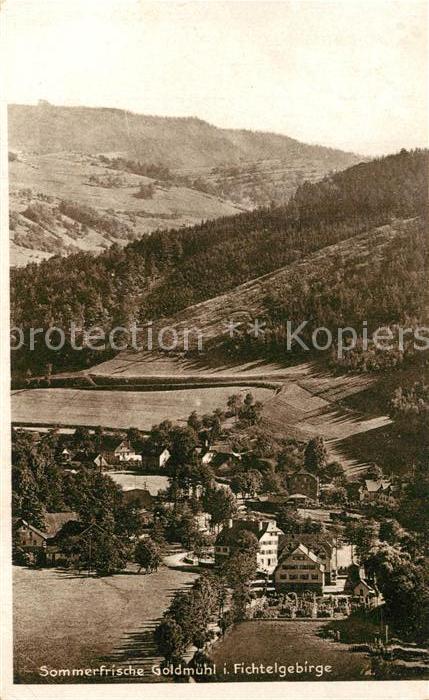 Goldmuehl Fichtelgebirge Panorama