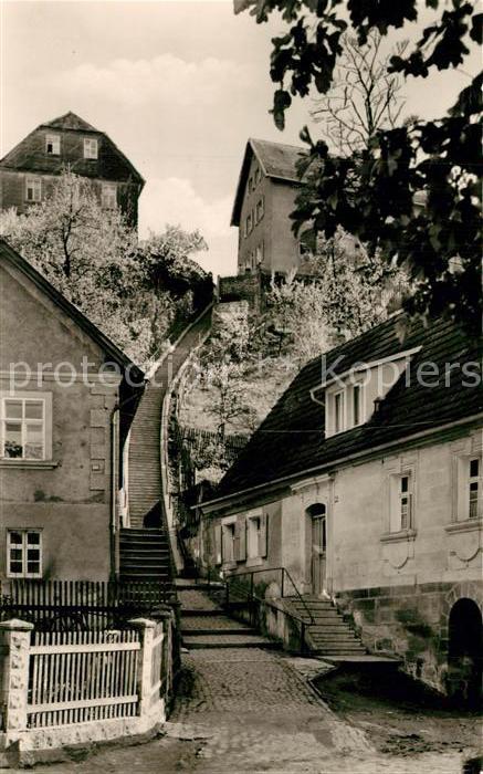 Weidenberg Treppen zum Oberen Markt
