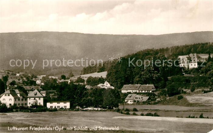 Friedenfels mit Schloss und Steinwald