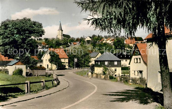 Fichtelberg Bayreuth Strassenpartie Kirche