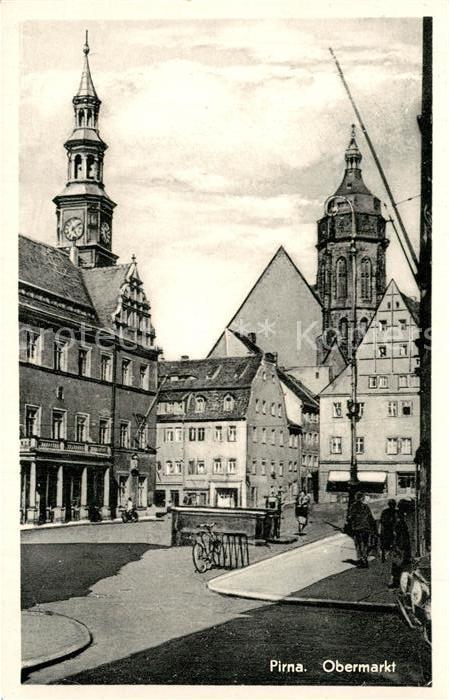 Pirna Elbe Sachsen Obermarkt