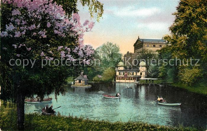 DRESDEN Elbe Am Zwingerteich