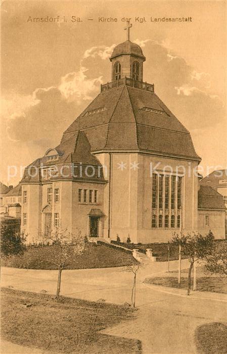 Arnsdorf Dresden Kirche der Kgl Landesanstalt