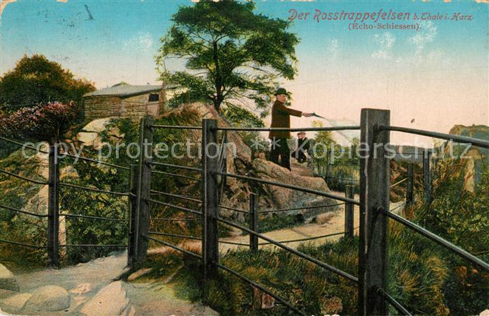 Thale Harz Der Rosstrappefelsen