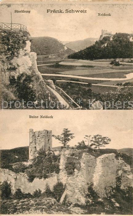 Fraenkische Schweiz Streitburg Neideck Ruine Neideck